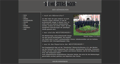 Desktop Screenshot of die-meistersinger.de